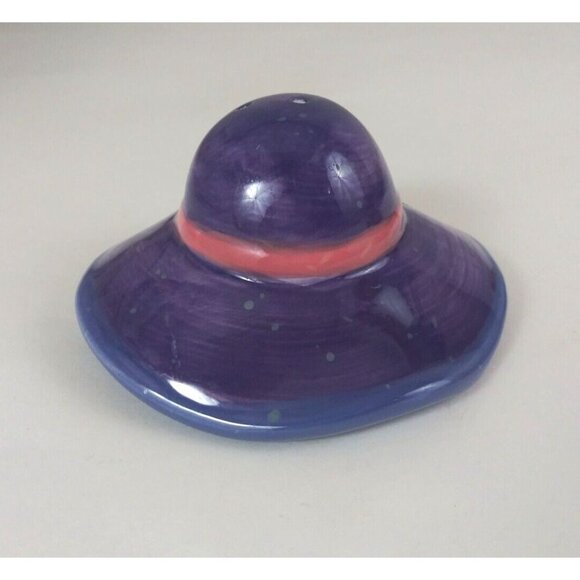 Vintage CIC Ladies In Red The Red Hat Society Salt & Pepper Shakers - Picture 4 of 13